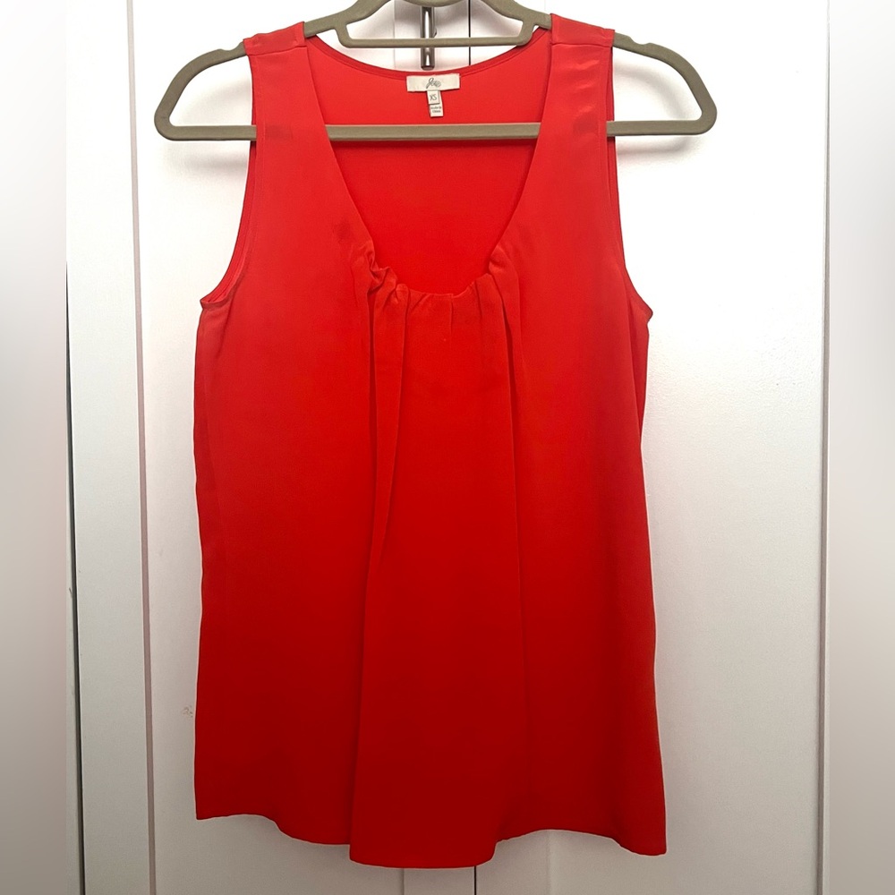 Joie Sleeveless Silk Shirt